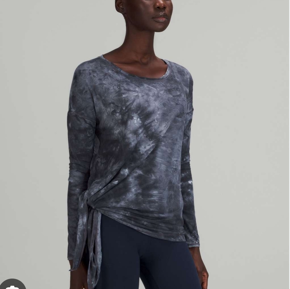 lululemon athletica To The Point Long Sleeve Shirt In Colour Mist